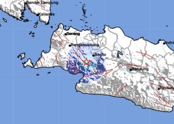 Gempa Magnitudo 2,3 Guncang Kota Bogor Jawa Barat