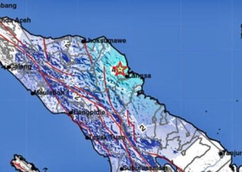 Gempa Magnitudo 3,0 Guncang Wilayah Kota Langsa Aceh