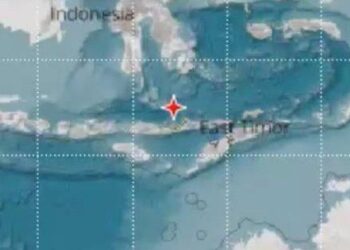 Gempa Magnitudo 4,5 Guncang BaratLaut Tambolaka NTT