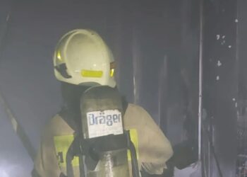 Ruko 4 Lantai Kantor Notaris di Kebon Jeruk Jakbar Terbakar