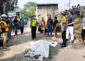 Wanita Muda Tewas Terlindas Truk Boks di Semarang