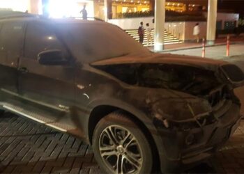 BMW Terbakar di Plaza Senayan Diduga karena Alami Overheat