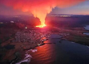 Gunung yang di Islandia Erupsi Warga Grindavik Diungsikan