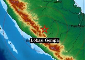 Gempa Magnitudo 3,7 Guncang Wilayah Lubuklinggau Sumsel