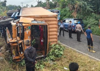 6 Orang Tewas 4 Luka, Tabrakan Beruntun di Simalungun