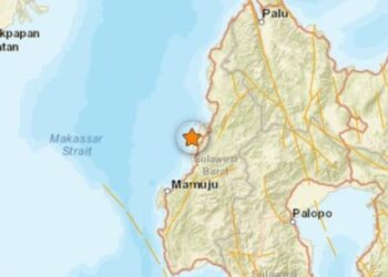 Gempa Magnitudo 3,6 Guncang Wilayah Mamuju Tengah Sulbar