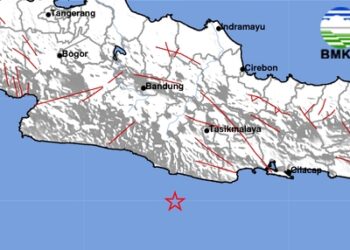 Gempa Magnitudo 3,5 Guncang Pangandaran Jawa Barat