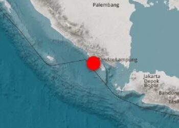 Gempa Magnitudo 4,2 Guncang Wilayah Pesisir Barat Lampung