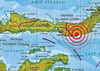 Gempa Magnitudo 5,5 Guncang Bolaang Uki Bolsel Sulut