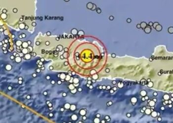 Gempa Magnitudo 4,4 Kembali Landa Sumedang Senin Malam