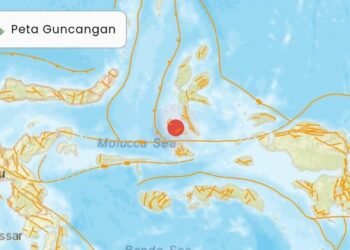 Gempa Magnitudo 4,1 Guncang Melonguane Kepulauan Talaud