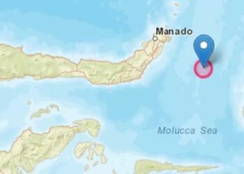 Gempa Magnitudo 4,0 Guncang Kota Bitung Sulawesi Utara
