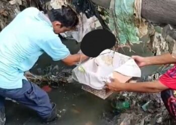 Ditemukan Jasad Bayi di Kebun Pinggir Kali Busa Kota Bekasi