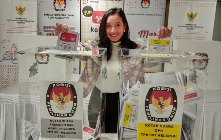 Antusiasme WNI di Finlandia & Estonia ke TPS di tengah Suhu Minus 10 Derajat