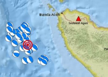 Gempa Magnitudo 4,2 Guncang Wilayah Jantho Aceh Besar