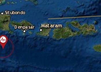 Gempa Magnitudo 3,0 Guncang Kabupaten Jembrana Bali