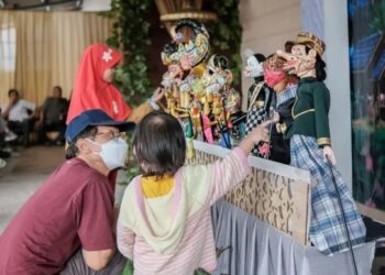 Keunikan TPS 005 Kelurahan Garuda Tampilkan Pandawa 5