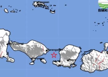 Gempa Magnitudo 3,6 Guncang Wilayah Lombok Barat NTB
