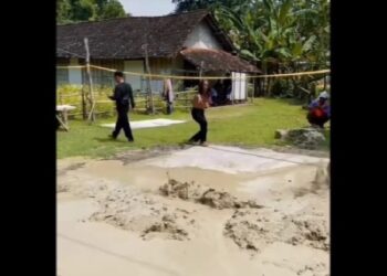 Viral semburan Lumpur di bekas Sumur Bor Ini Penjelasan Badan Geologi