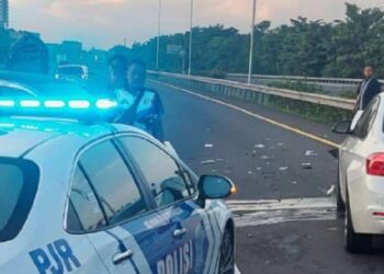 BMW, Rush dan Xenia Terlibat Tabrakan Beruntun di Jagorawi