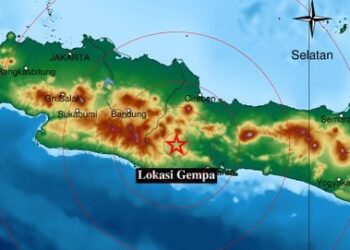 Gempa Magnitudo 3,1 Guncang Kota Tasikmalaya Jawa Barat