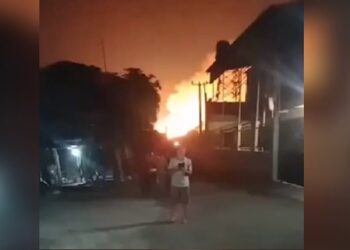 Ledakan di Gudang Amunisi Masih Terjadi Hingga Pukul 23.00 WIB