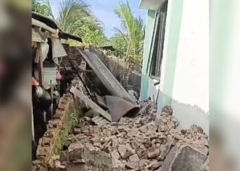 Gempa M 6,5 di Tuban Puluhan Rumah Rusak 5 KK Terdampak