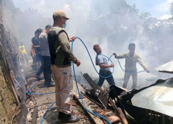 Kebakaran di Pasirwangi Garut Hanguskan 6 Rumah Warga