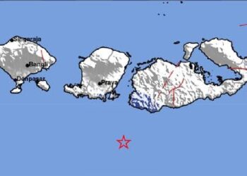 Gempa Magnitudo 3,3 Guncang Wilayah Lombok Tengah NTB