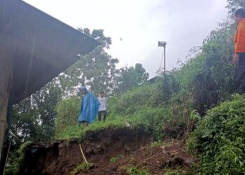 4 titik Kabupaten Bogor Longsor Imbas tingginya Intensitas hujan