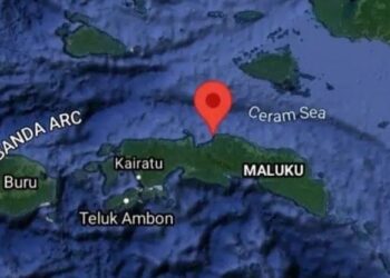 Gempa Magnitudo 5,5 Guncang Wilayah Maluku Barat Daya