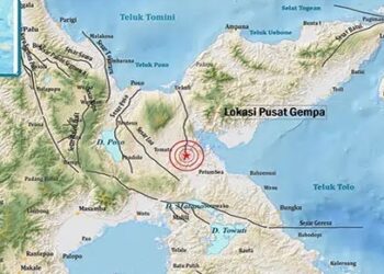 Gempa Magnitudo 3,3 Guncang Morowali Sulawesi Tengah