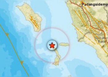 Gempa Magnitudo 4,7 Guncang Nias Selatan Sumatera Utara