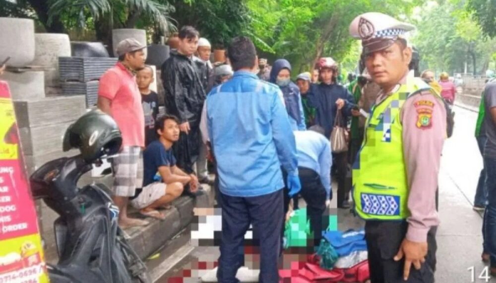 Gadis Pengendara Motor Tewas Korban Tabrak Lari di Grogol