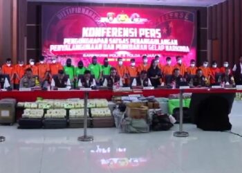 Bareskrim Polri Menyita 430 Kg Sabu dalam Satu Bulan Terakhir