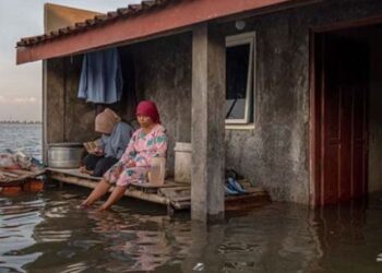 Ratusan Bangunan Terdampak Banjir Rob di Palabuhanratu