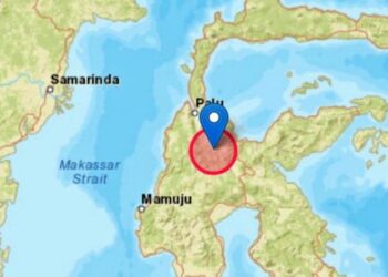 Gempa Magnitudo 4,5 Guncang Wilayah Sigi Sulawesi Tengah