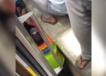 Viral Satpam Selamatkan Bocah Terjatuh di Peron KRL Stasiun Manggarai