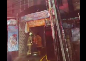 Kebakaran Melanda Kawasan Padat Kebon Kacang Jakpus