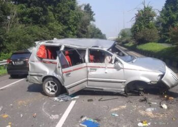 Perempuan Dilarikan ke RS, Dua Kijang Tabrakan di Tol Pasteur