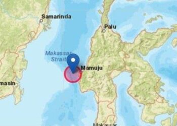 Gempa Magniutdo 2,7 Guncang Wilayah Mamuju Utara Sulbar