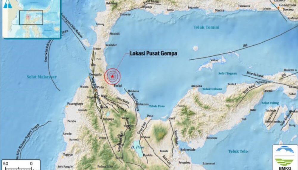 Gempa Magnitudo 3,7 Guncang Parigi Moutong Sulteng