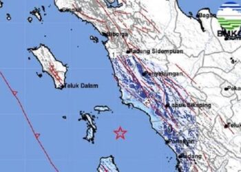 Gempa Magnitudo 3,2 Guncang Pasaman Barat Sumbar